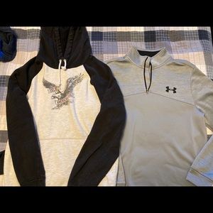Men under armour pullover american eagle hoodie S